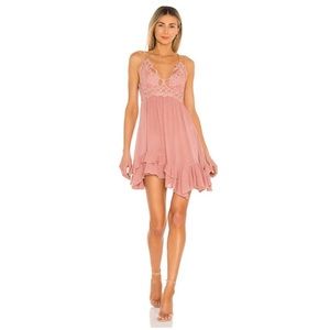NWT Free People Dresses Adella Slip Dress Free Rose Mauve NWT